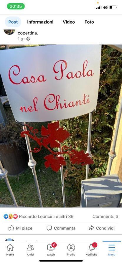 Bed and Breakfast Casa Paola Nel Chianti Castelnuovo Berardenga Exterior foto